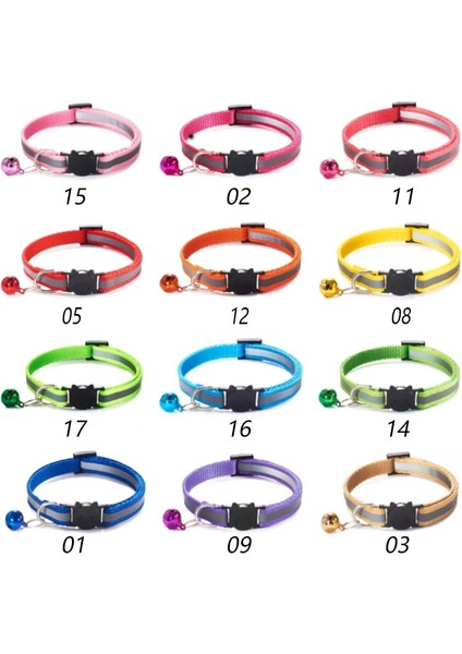 No.15 Tarzı Kedi Yaka Kişiselleştirilmiş Naylon Köpek Tasması Gece Güvenliği Ayarlanabilir Yansıtıcı Köpek Tasma Köpek ve Kedi Aksesuarları Için Pet Kolye (Yurt Dışından) fiyatları