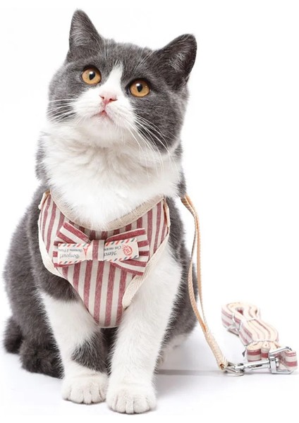 D Stili S Beden Sevimli Köpek Kedi Koşum ve Tasma Seti Naylon Örgü Pet Köpek Koşum Kurşun Kedi Yaka Giysi Yelek Küçük Kediler Için Yavru Pet Malzemeleri (Yurt Dışından) modelleri