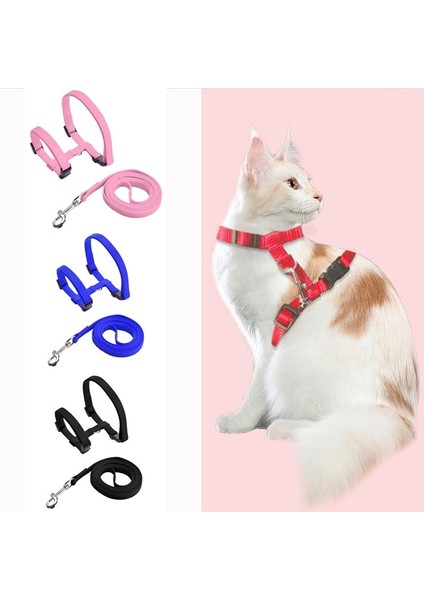 Açık Gri Tarzı 1X120CM Köpek Kedi Yaka Koşum Tasma Seti Ayarlanabilir Naylon Çekiş Koşumları Kedi Yavrusu Köpek Yaka Çan ile Halter Pet Malzemeleri (Yurt Dışından) fiyatları