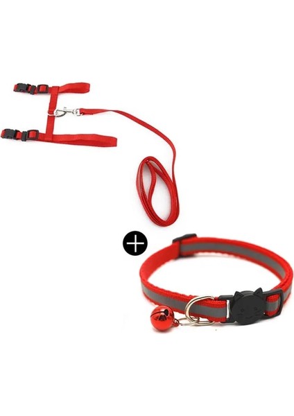 Açık Gri Tarzı 1X120CM Köpek Kedi Yaka Koşum Tasma Seti Ayarlanabilir Naylon Çekiş Koşumları Kedi Yavrusu Köpek Yaka Çan ile Halter Pet Malzemeleri (Yurt Dışından) modelleri