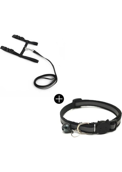 Açık Gri Tarzı 1X120CM Köpek Kedi Yaka Koşum Tasma Seti Ayarlanabilir Naylon Çekiş Koşumları Kedi Yavrusu Köpek Yaka Çan ile Halter Pet Malzemeleri (Yurt Dışından) fırsatları