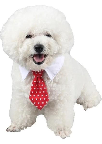 Kırmızı Yıldız Tarzı 31CM Yeni Pet Kravatlarstripe Küçük Pamuk Pet Köpek Yavrusu Kravat Ayarlanabilir Papyon Tımar Moda Köpek Kedi Çizgili Papyon (Yurt Dışından) modelleri