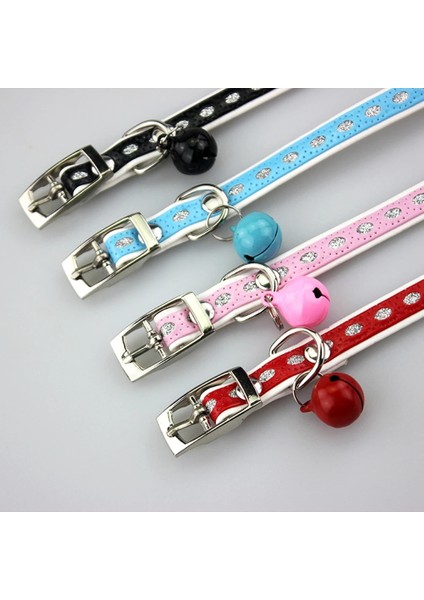 SIYAH-JW0008 Tarzı Resim Olarak Isim Çanlı Kedi Tasması Küçük Köpek ve Yavru Kediler Için Evcil Hayvan Ürünü Kedi Tasmaları ve Kurşun Köpek Tasmaları J (Yurt Dışından)