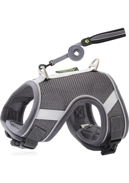 Açık Mavi Tarzı Xs Beden Kedi Koşum Nefes Yaka Pet Köpekler ve Tasma Seti Için Ayarlanabilir Göğüs Yelek Yürüyüş Kurşun Yansıtıcı Giysiler Yavru Yavru Köpek (Yurt Dışından) modelleri