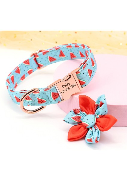 Meyve Tarzı 22-34CM Güzel Meyve Kedi Yaka Kişiselleştirilmiş Köpek Kediler Naylon Yaka Anti-Kayıp Naylon Köpek Yaka Çiçek Ücretsiz Oyulmuş Kimlik Tokası (Yurt Dışından) fırsatları
