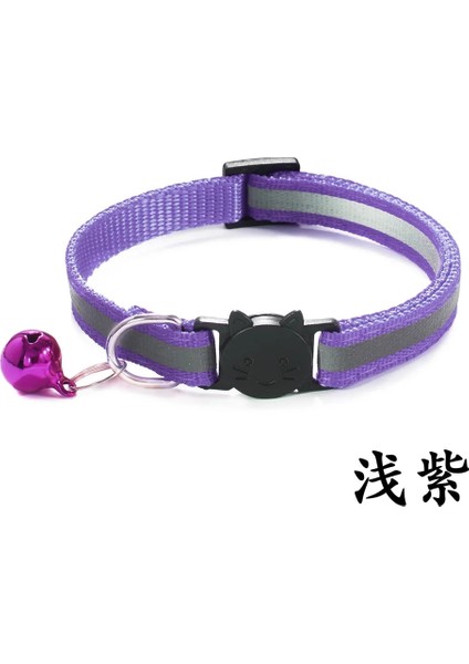 Renk 5 Tarzı 1.0cm 19-32CM Yansıtıcı Çanlı Kedi Tasması Ayarlanabilir Katı ve Güvenli Ayrılabilir Tasmalar Kediler Için Naylon Kitty Ayrılabilir Tasma Evcil Hayvan Aksesuarları (Yurt Dışından)