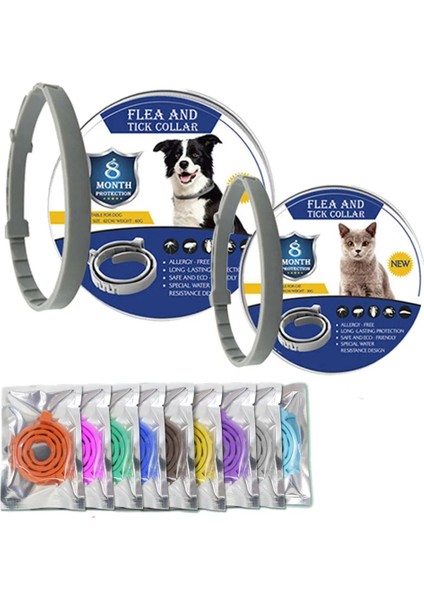 Sarı Stil Kedi Için S 38CM Köpekler Için Pire ve Kene Önleme Evcil Kedi Doğal ve Hipoalerjenik Pire ve Kene Tasması 8 Aylık Kedi Sivrisinek Kovucu Tasma (Yurt Dışından)