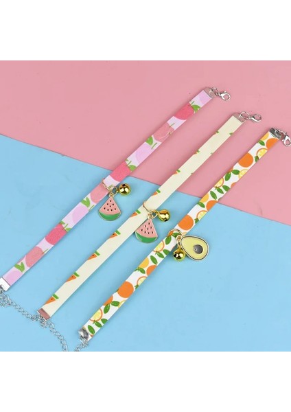 No.4 Tarzı 1 Adet Yeni Ürün Pet Yaka Japon Yaratıcı Meyve Sevimli Pet Kişiselleştirilmiş Kedi Çan Yaka Kedi Kolye ile Çan Pet Aksesuarları (Yurt Dışından) modelleri