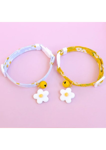 No.1 Tarzı 16-32CM Sevimli Kedi Yaka Çiçek Kiraz Kolye Ayarlanabilir Köpek ile Çift Katmanlı Kumaş Kolye Yavru Kedi Için Şeker Renk Desen Çanları (Yurt Dışından) fırsatları