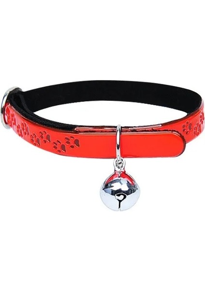 1 Adet Turuncu Tarzı 1 Adet Kişiselleştirilmiş Kedi Yaka Floresan Yavru Kediler Çan Tasmaları Ücretsiz Oyma Paw Kolye ile Parlayan (Yurt Dışından)