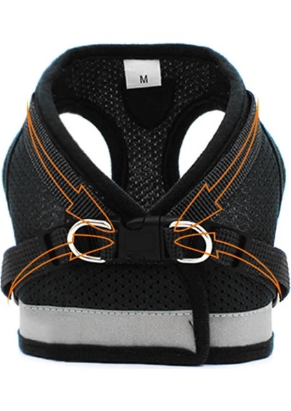 Mavi Stil M Beden Yansıtıcı Kedi Koşum ve Tasma Seti Naylon Örgü Yavru Yavru Köpekler Yelek Koşum Küçük Köpekler Için Pet Giysi Açar Bulldog Malzemeleri (Yurt Dışından) indirimleri