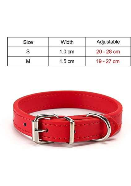 Kırmızı Stil Resim Olarak M Kedi Yaka Güvenlik Köpek Yaka Chihuahua Katı Köpek Tasması Kediler Için Yavru Pet Kedi Tasmaları Ayarlanabilir Pet Tasma Kedi Kurşun Malzemeleri (Yurt Dışından)