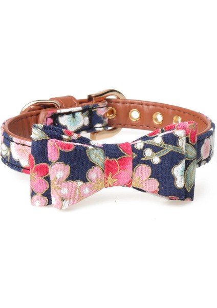 Gül Tarzı M Beden Güzel Ilmek Evcil Kedi Köpek Yaka Baskı Çiçek Ayarlanabilir Yavru Kediler Kolye Pu Deri Küçük Köpekler Yaka Bulldog Chihuahu (Yurt Dışından) indirimleri