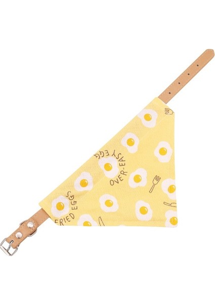 Açık Sarı Stil 15-22CM Pet Üçgen Yaka Manuel Ayarlanabilir Kedi ve Köpek Önlüğü Tükürük Havlu Yaka Küçük ve Orta Boy Köpek Aksesuarları Dekorasyon (Yurt Dışından)