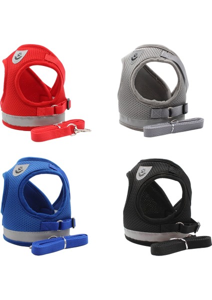 Mavi Stil L Beden Nefes Alabilir Kedi Koşum ve Tasma Kaçış Kanıtı Evcil Hayvan Giysileri Yavru Yavru Köpekler Yelek Ayarlanabilir Kolay Kontrol Yansıtıcı Kedi Koşum (Yurt Dışından) modelleri