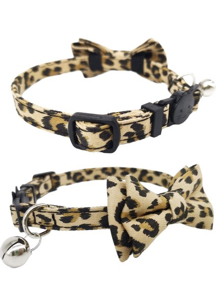 Yeşil Stil Kitty ve Diğer Küçük Köpekler Için Sevimli Papyonlu ve Çanlı Kedi Yaka Ayrılıkçı Evcil Hayvanlar, Inçten Ayarlanabilir (Yurt Dışından) indirimleri