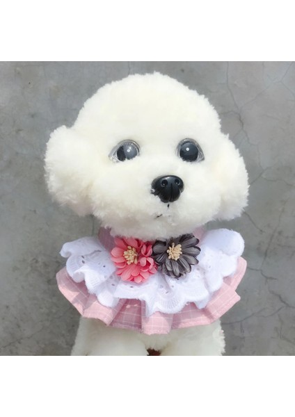 Pembe Tarzı S Beden Pet Yaka Prenses Kedi Köpek Kolye Köpek Yaka Köpek Styling Güzel Köpek Kedi Kolye Dekor Küçük Köpek Için Tasmalar (Yurt Dışından)