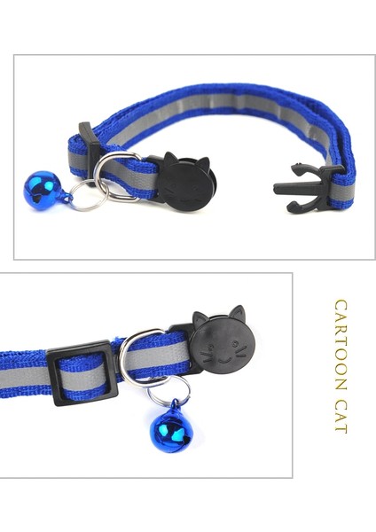 Pembe Stil 1 Parça 1 Adet Kediler Çan Yaka Ayarlanabilir Naylon Yavru Güvenli Kolye Sevimli Evcil Hayvanlar Için Yansıtıcı Kedi Yaka Tokaları Kedi Aksesuarları Malzemeleri (Yurt Dışından) indirimleri