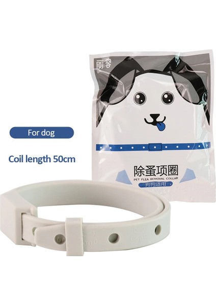 Köpek 50CM Stilini Kullanır Köpekler Kediler Yaka Sivrisinek Karşıtı Pire Kovucu Silikon Ayarlanabilir Pet Yaka Dekorasyon Dayanıklı Tasmalar Evcil Hayvan Ürünleri (Yurt Dışından)