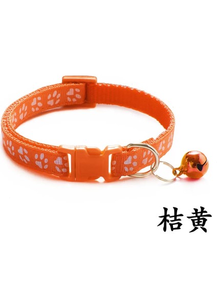 Shanhua Shop Renk 12 Tarzı Boyun Çevresi 19-32CM Collier Dökün Chiot Yaka Kedi Pet Kedi Kolye Yaka Çan ile Sevimli Pençe Baskı Yavru Kedi Için Ayarlanabilir Naylon Şerit Boyun Askısı (Yurt Dışından)