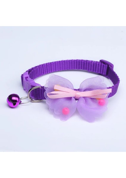 Sarı Stil Yeni Sevimli Dantel Ilmek Evcil Yaka Ayarlanabilir Örgülü Naylon Çan Köpek Yavrusu ile Köpek Kedi Yaka Güzel Moda Kolye Hediyeler (Yurt Dışından) fırsatları