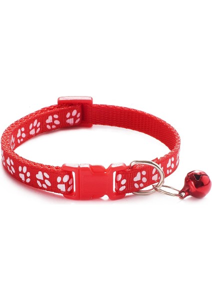 No.2 Tarzı Sevimli Paw Print Ayarlanabilir Yavru Kedi Yaka Çan Kravat Kedi Pet Köpek Yavrusu Renkli (Yurt Dışından)