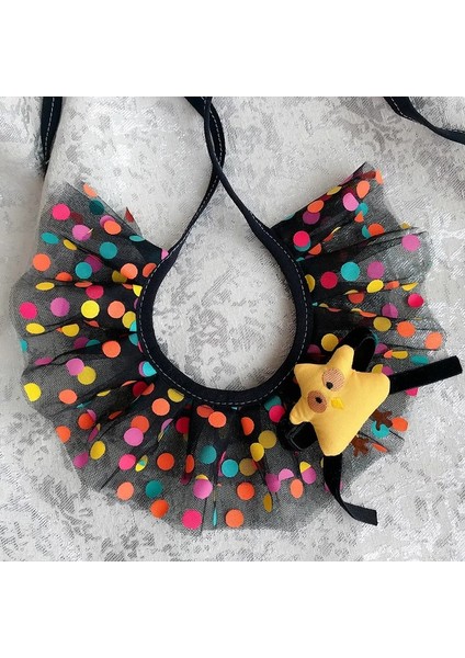 Sarı Stil L Beden Pet Önlükler Kedi Yavrusu Çiçek Dantel Yay Çan Yaka Dize Önlük Renkli Kolye Boyun Askısı Moda Pet Boyun Dekor Yaka (Yurt Dışından)