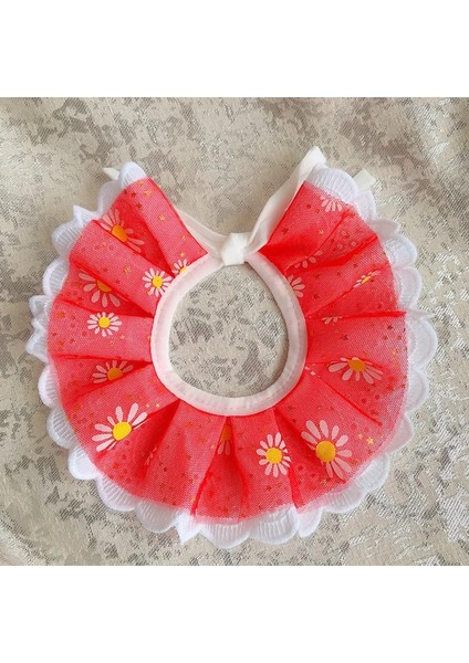 Sarı Stil L Beden Pet Önlükler Kedi Yavrusu Çiçek Dantel Yay Çan Yaka Dize Önlük Renkli Kolye Boyun Askısı Moda Pet Boyun Dekor Yaka (Yurt Dışından)
