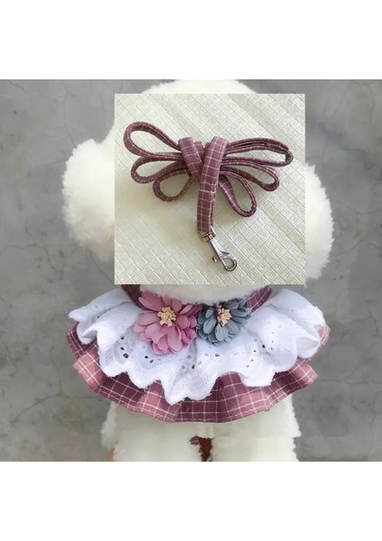 Pembe 1 Takım Tarzı L Beden Pet Moda Boyunluk Sevimli Çiçek Dantel Ilmek Küçük Çan Pet Yaka Önlük Köpek Kedi Kolye Dekor Küçük Köpek Kedi Için (Yurt Dışından)