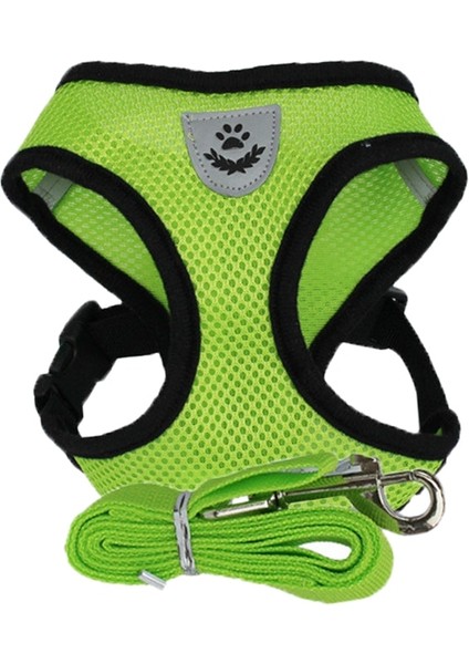 Yeşil Stil Xl Beden Yansıtıcı Kedi Köpek Ayarlanabilir Koşum Yelek Yürüyüş Kurşun Tasma Naylon Örgü Yavru Yavru Köpek Pet Giysileri Göğüs Kemeri Açar (Yurt Dışından)