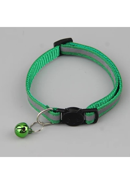 Çimen Yeşili Tarzı Yeni Yansıtıcı Pet Yaka Renkler Kolyeler Çan ile Kediler Için Kedi Yüz Yaka Güvenlik Tokası Köpek Aksesuarları Hayvan Ürünleri (Yurt Dışından)