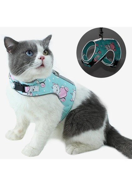 Kırmızı Stil S Beden Kaçış Geçirmez Kedi Yelek Koşum Tasma Seti Ayarlanabilir Yansıtıcı Koşum Kediler Için Yumuşak Nefes Göğüs Kemeri Köpek Pet Malzemeleri (Yurt Dışından) fiyatları