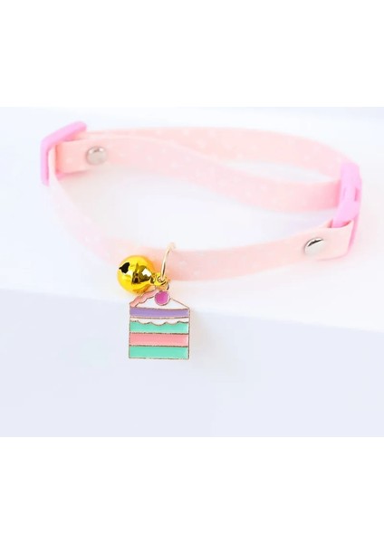 Kek Tarzı 18-30CM 1 Adet Hamburger Kızartması Kolye Kedi ve Köpek Yaka Ayarlanabilir Yavru Yavru Çan ile Pet Kolye Yeni Naylon Renkli Aksesuarlar (Yurt Dışından)