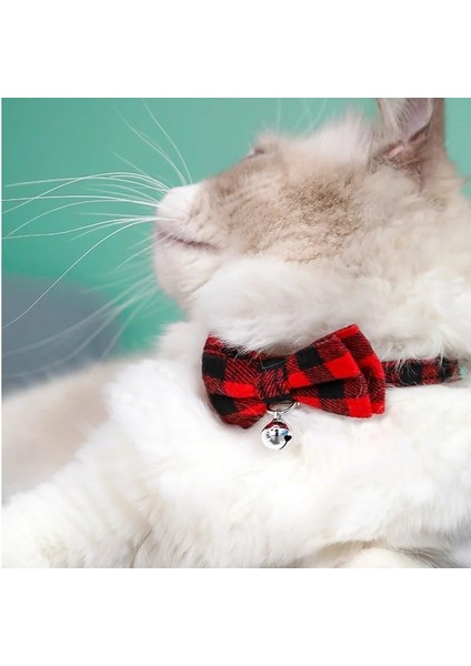 Beyaz Stil Renkli Ekose Izgara Kedi Yaka Pamuk Çizgili Ilmek Kolye Bulldog Chihuahua Papyon Yavrusu Küçük Köpek Parti Bandana Yaka (Yurt Dışından) modelleri