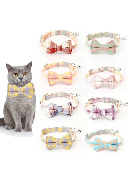 K Tarzı Boyun Çevresi 19-32CM Sevimli Kedi Papyon Yaka Renkler Para Perro Collares Para Gatos Collarino Gatto Ilmek Köpek Chihuahua Ayarlanabilir Güvenlik Tokası (Yurt Dışından) modelleri