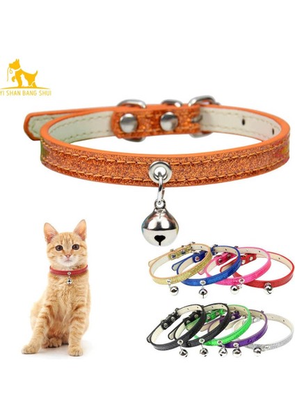 Mavi Kedi Yaka Stili S Beden 9 Renk Bling Deri Kedi Yaka Çan ile Emniyet Köpek Yavrusu Boyun Askısı Yaka Kedi Chihuahua Aksesuarları Için Pet Ürün (Yurt Dışından) fırsatları