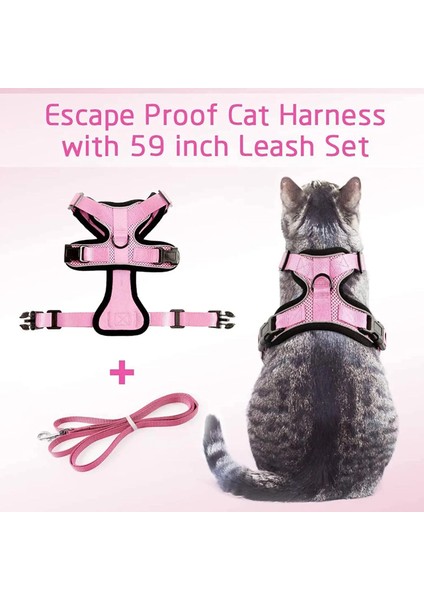 Mavi Stil S Beden Kedi Koşum ve Yürüyüş Için Tasma Kaçış Korumalı Kedi Için Yumuşak Ayarlanabilir Yelek Koşum Kolay Kontrol Nefes Alabilir Yansıtıcı Koşum (Yurt Dışından) modelleri