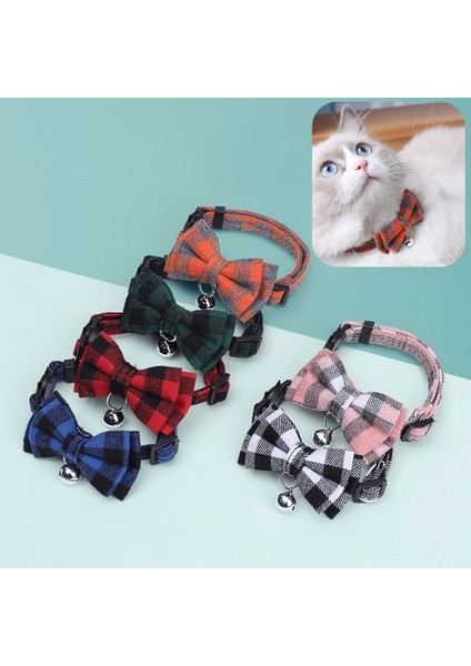 Kırmızı Stil Renkli Izgara Kedi Yaka Yavru Köpek Yaka Pamuk Çizgili Ilmek Kolye Evcil Yavru Aksesuarları Köpek Malzemeleri Köpek Aksesuarları (Yurt Dışından) fiyatları
