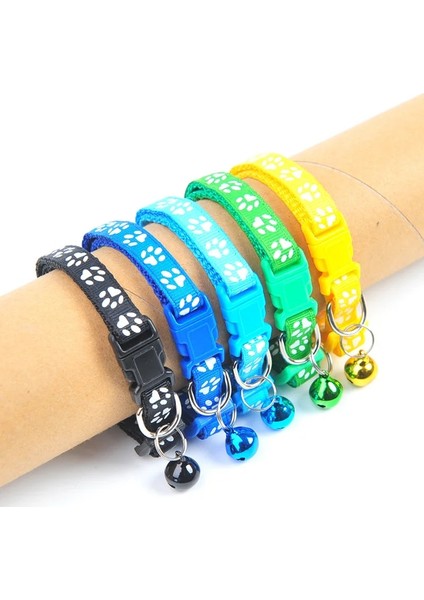 No.9 Tarzı 10 Renk Çan Yaka Hassas Güvenlik Rahat Naylon Köpek Yaka Boyun Askısı Moda Ayarlanabilir Çan Pet Kedi Köpek Tasması (Yurt Dışından)