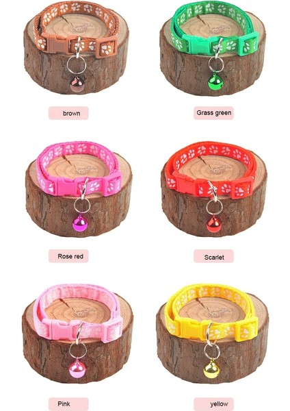 No.9 Tarzı 10 Renk Çan Yaka Hassas Güvenlik Rahat Naylon Köpek Yaka Boyun Askısı Moda Ayarlanabilir Çan Pet Kedi Köpek Tasması (Yurt Dışından)