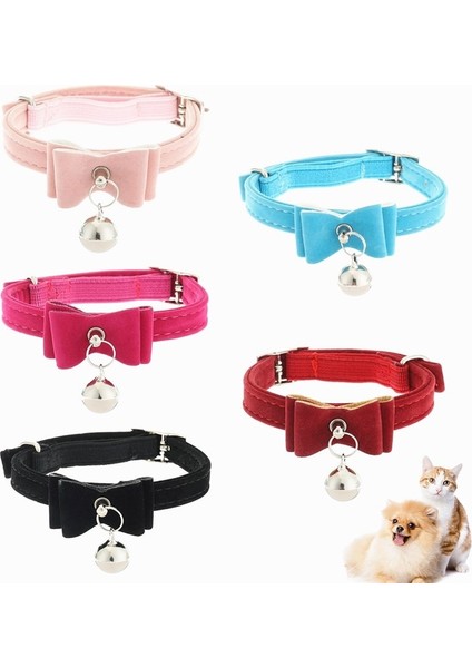 Kırmızı Stil 1.0X30CM 1 Adet Pet Köpek Kedi Yaka Güvenlik Elastik Çan ile Pet Küçük Köpek Kedi Yaka Yumuşak Kadife Pet Ürünleri Pet Malzemeleri (Yurt Dışından) modelleri