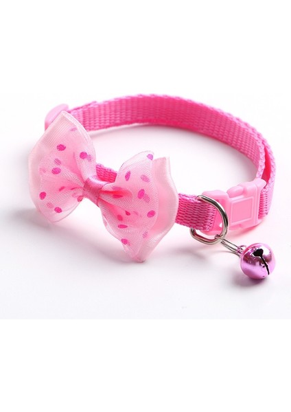 Pembe Tarzı Renkli Sevimli Ilmek Çan Pet Yaka Ayarlanabilir Toka Kedi Yaka Pet Malzemeleri Kişiselleştirilmiş Yavru Yaka Küçük Köpek Aksesuarı (Yurt Dışından) fırsatları