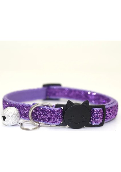 Siyah-Altın Tarzı Tek Boyut 2021 Yeni Pet Kedi Yaka Çan ile Ayrılabilir Moda Ayarlanabilir Yavru Kedi Pullu Yaka Boyun Askısı Köpek Aksesuarları Pet Malzemeleri (Yurt Dışından)