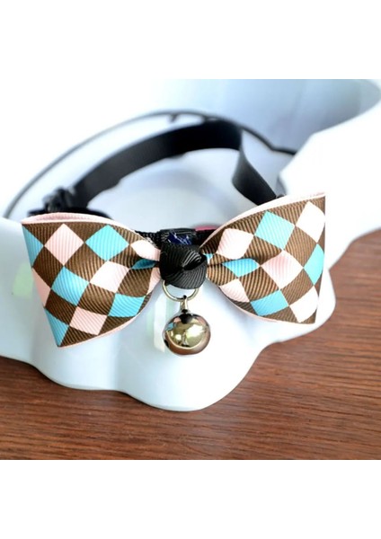 A7 Stili M Beden Pet Yumuşak ve Rahat Papyon Köpek Yaka ve Kedi Yaka Pet Hediye Moda Ayarlanabilir Pet Papyon ile Çan Güzel Tımar Aksesuarları (Yurt Dışından)