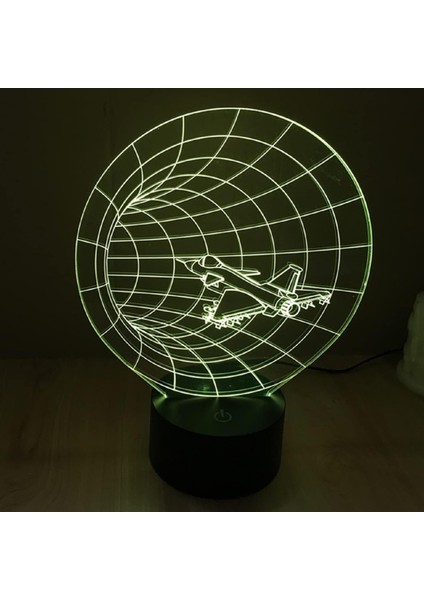 Çocuklar Için Gece Lambası 3D Zaman Makinesi Uzaktan Kumandalı LED Lamba 16 Renk Değiştirme Noel Doğum Günü Hediyesi Çocuk Için (Yurt Dışından)