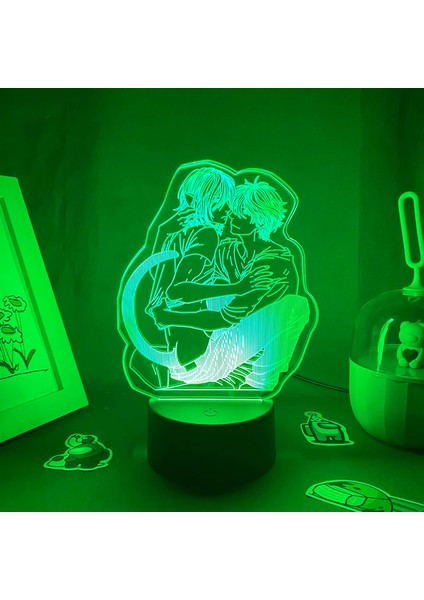 3D Illusion LED Gece Lambası 3D LED Anime Figürü Rin Okumura Xmas Arkadaş Için Hediye Lamba Yatak Odası Dekor Manga Pxjd (Yurt Dışından)