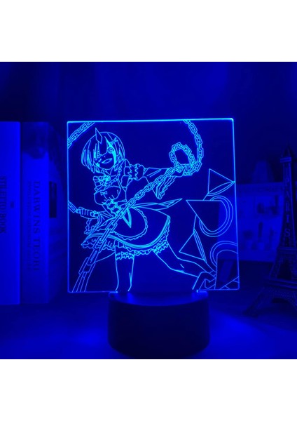 Anime LED Işık Yeniden Sıfır LED Gece Lambası Odası Dekor Için Gece Lambası Hediye Yeniden Sıfır Rem 3D Lamba (Yurt Dışından)