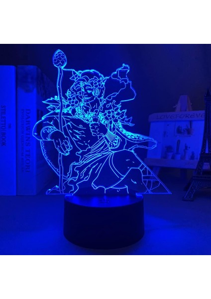 Oyun Dionysus Hades Şekil 3D Gece Lambası Çocuklar Hayranları Için, Uzaktan Kumanda ile Değişen 16 Renk, Çocuk Odası Dekoru, Manga Illusion LED Oyuncak Lamba Kız Erkek Noel Hediyeleri (Yurt Dışından)