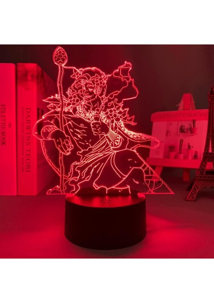 Oyun Dionysus Hades Şekil 3D Gece Lambası Çocuklar Hayranları Için, Uzaktan Kumanda ile Değişen 16 Renk, Çocuk Odası Dekoru, Manga Illusion LED Oyuncak Lamba Kız Erkek Noel Hediyeleri (Yurt Dışından)