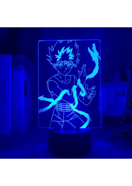 Anime LED Işık Yu Yu Hakusho Nightlight Için Yatak Odası Dekoru Nightlight Manga Doğum Günü Hediyesi Odası LED Gece Lambası 3D (Yurt Dışından)